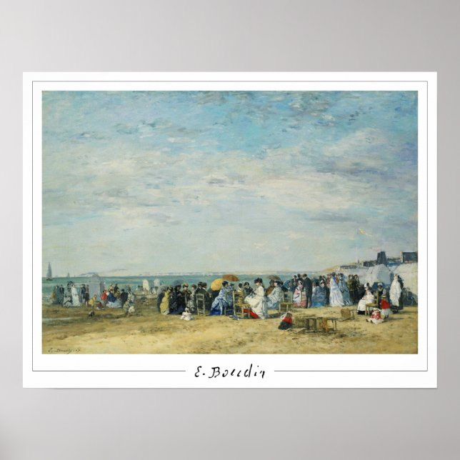 Eugène Boudin Zedign Art Poster #4 (Front)