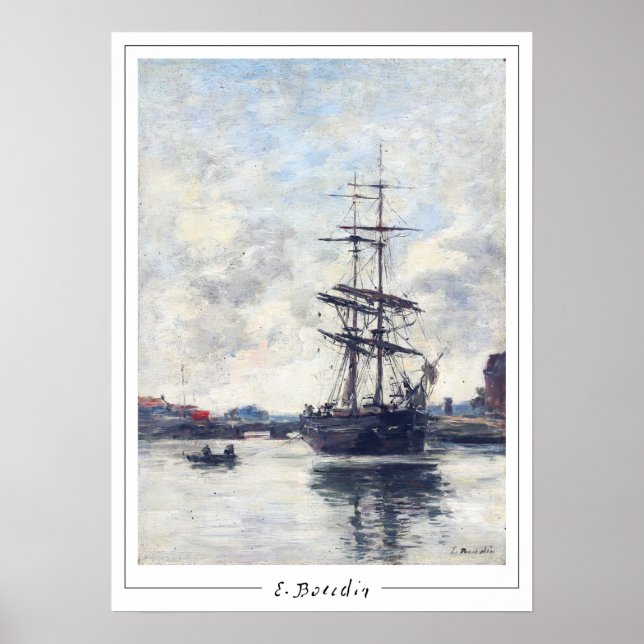Eugène Boudin Zedign Art Poster #418-2 (Front)