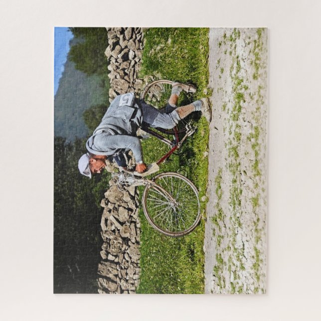 Eugene Christophe Tour de France 1922 Aubisque  Jigsaw Puzzle (Vertical)