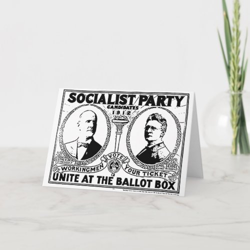 Eugene Debs Campaign Poster Greeting Card