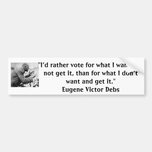 Eugene Debs Election Sticker