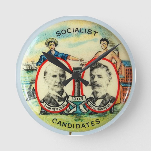 Eugene Debs wall clock (Front)