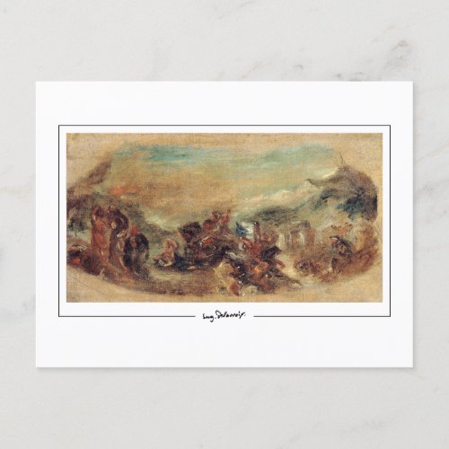 Eugne Delacroix 517 _ Fine Art Postcard