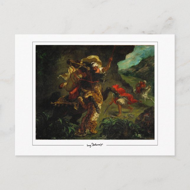 Eugène Delacroix #5 - Fine Art Postcard (Front)