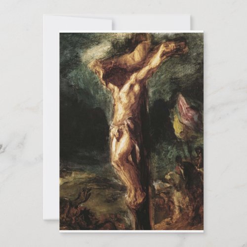 Eugne Delacroix _ Crucifixion Invitation