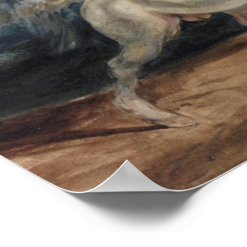 Eugene Delacroix Horse Frightened by Lightning Poster Zazzle