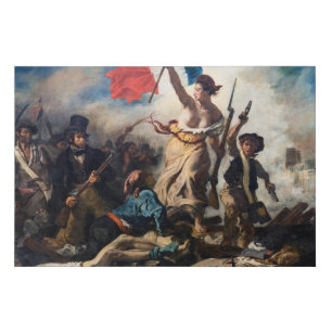 Eugene Delacroix - Liberty Leading The People Faux Canvas Print