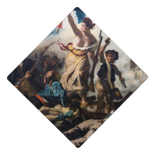 Eugene Delacroix - Liberty Leading The People Graduation Cap Topper