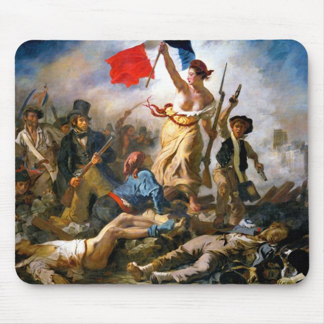 Eugene Delacroix Liberty Leading the People Mouse Pad (Front)
