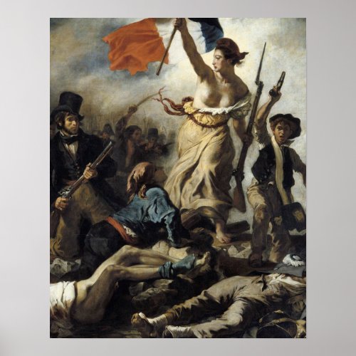 Eugene Delacroix _ Liberty Leading the People Poster