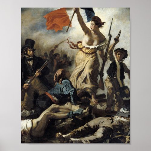 Eugene Delacroix _ Liberty  Leading the People Poster