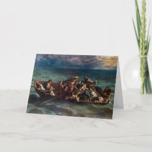 Eugene Delacroix - The Shipwreck of Don Juan Card