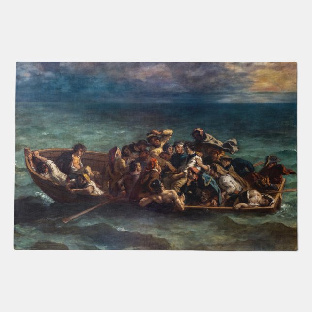 Eugene Delacroix - The Shipwreck of Don Juan Doormat (Front)