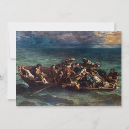 Eugene Delacroix _ The Shipwreck of Don Juan Invitation