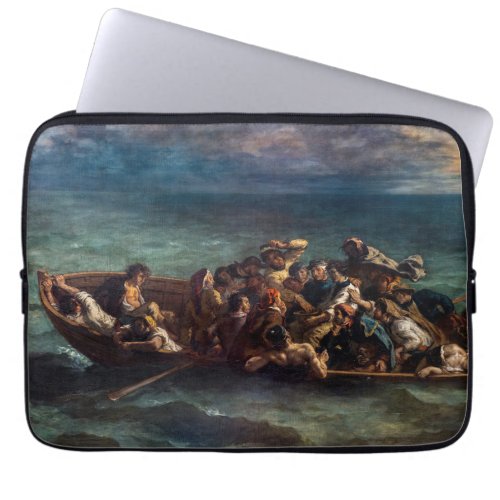 Eugene Delacroix _ The Shipwreck of Don Juan Laptop Sleeve