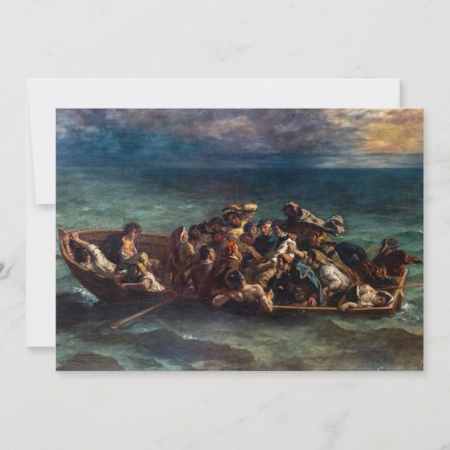 Eugene Delacroix - The Shipwreck of Don Juan Thank You Card (Front)
