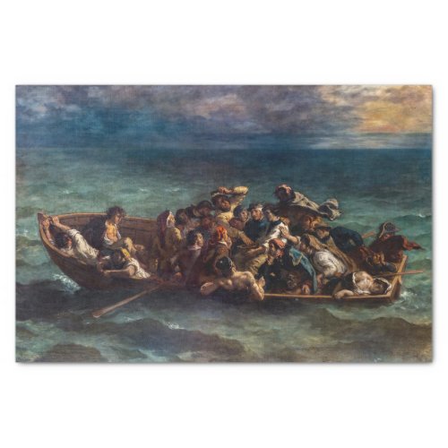 Eugene Delacroix _ The Shipwreck of Don Juan Tissue Paper