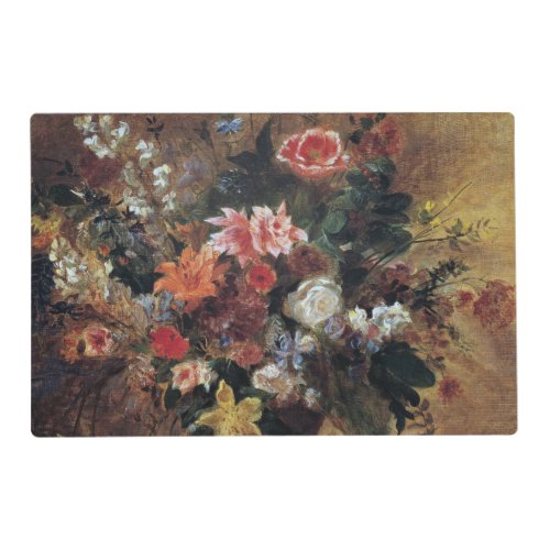 Eugene Delacroix Vintage Bouquet of Flowers Placemat