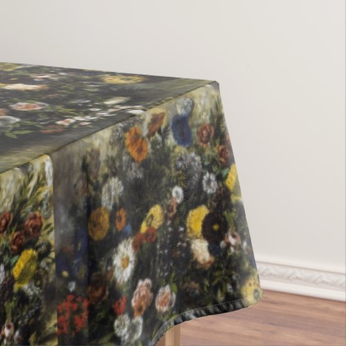 Eugene Delacroix Vintage Bouquet of Flowers Tablecloth