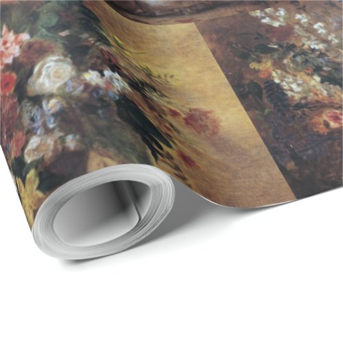 Eugene Delacroix Vintage Bouquet of Flowers Wrapping Paper