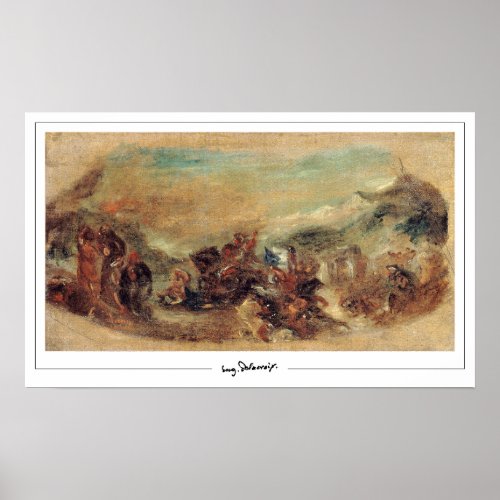 Eugne Delacroix Zedign Art Poster 517