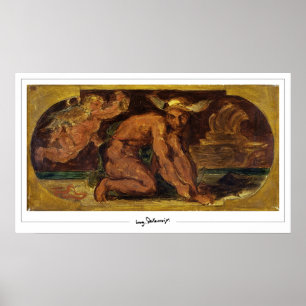 Eugène Delacroix Zedign Art Poster #720