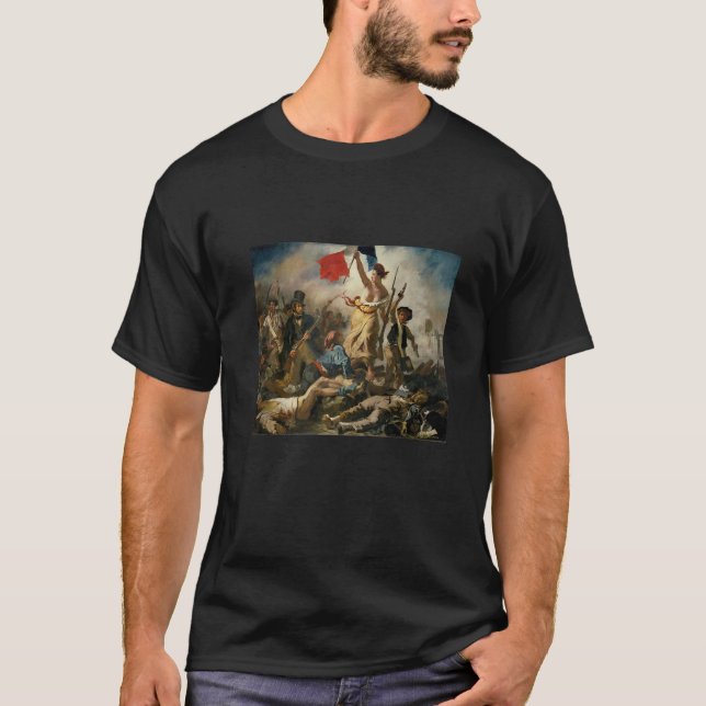Eugène Delacroix's Liberty Leading the People T-Shirt (Front)