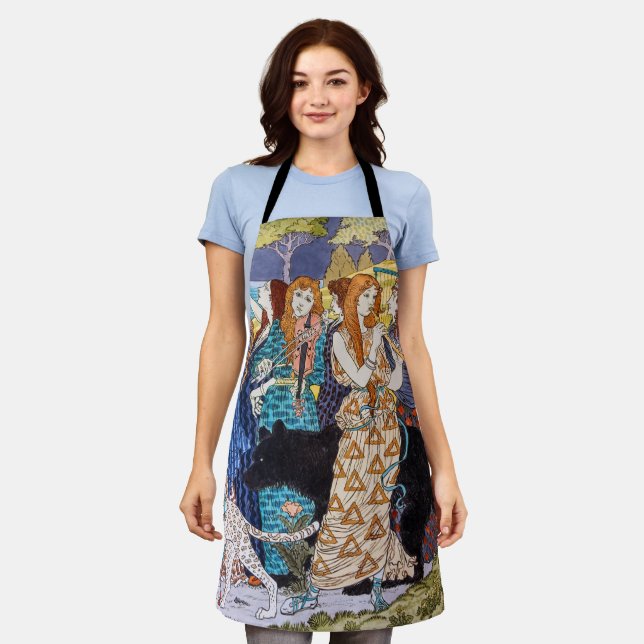 Eugene Grasset - Harmony Decorative Panel Apron (Worn)