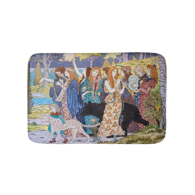 Eugene Grasset - Harmony Decorative Panel Bath Mat (Front)