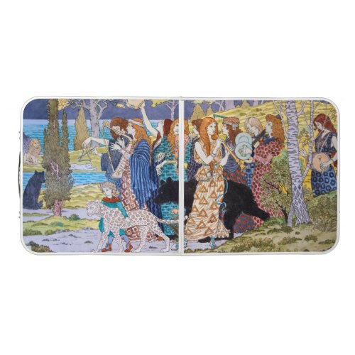 Eugene Grasset _ Harmony Decorative Panel Beer Pong Table