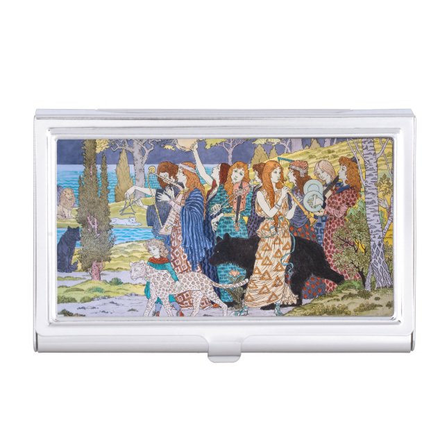 Eugene Grasset - Harmony Decorative Panel Business Card Case (Front)