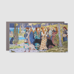 Eugene Grasset - Harmony Decorative Panel Car Magnet