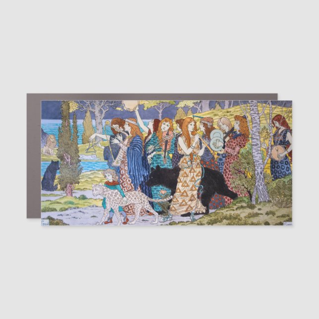 Eugene Grasset - Harmony Decorative Panel Car Magnet (Front)