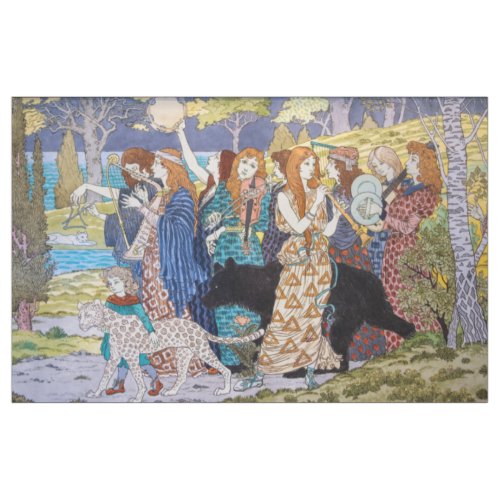 Eugene Grasset _ Harmony Decorative Panel Fabric