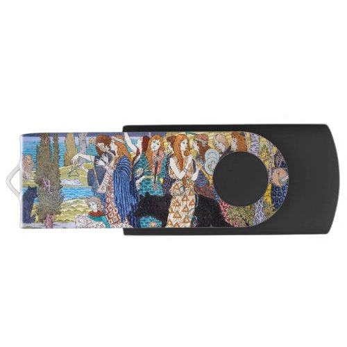 Eugene Grasset _ Harmony Decorative Panel Flash Drive