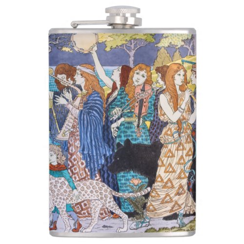 Eugene Grasset _ Harmony Decorative Panel Flask