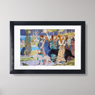 Eugene Grasset - Harmony Decorative Panel Framed Art