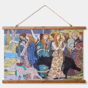 Eugene Grasset - Harmony Decorative Panel Hanging Tapestry