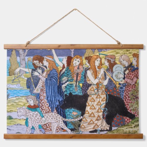 Eugene Grasset _ Harmony Decorative Panel Hanging Tapestry