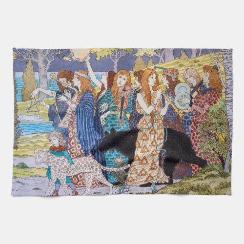 Eugene Grasset _ Harmony Decorative Panel Kitchen Towel