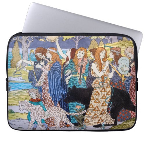 Eugene Grasset _ Harmony Decorative Panel Laptop Sleeve