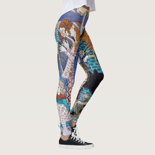 Eugene Grasset - Harmony Decorative Panel Leggings (Right)