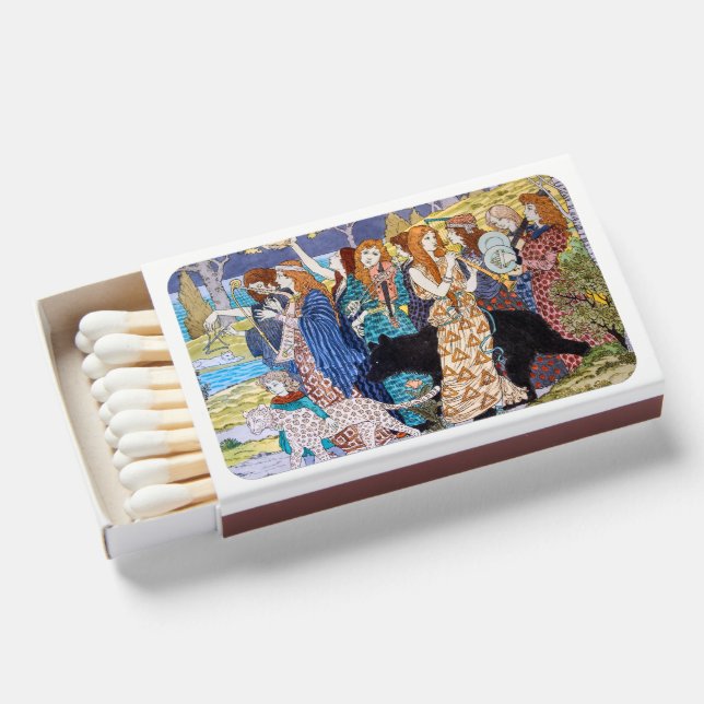 Eugene Grasset - Harmony Decorative Panel Matchboxes (Front Open)