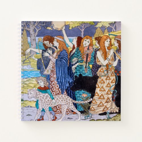 Eugene Grasset _ Harmony Decorative Panel Notebook