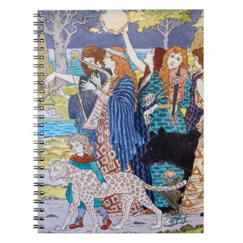 Eugene Grasset _ Harmony Decorative Panel Notebook