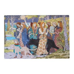 Eugene Grasset - Harmony Decorative Panel Placemat