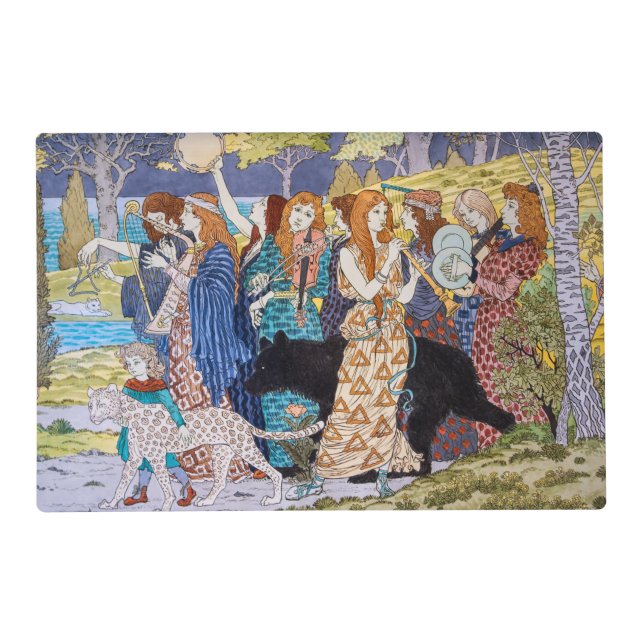 Eugene Grasset - Harmony Decorative Panel Placemat (Front)
