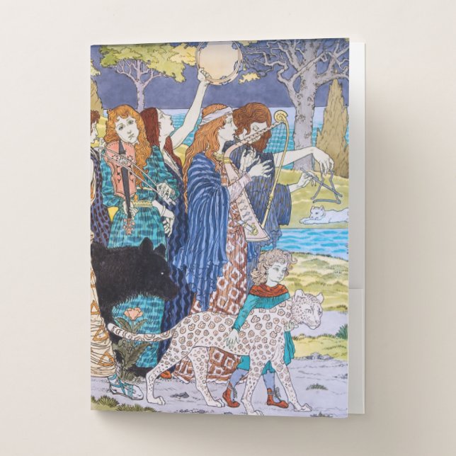 Eugene Grasset - Harmony Decorative Panel Pocket Folder (Front)