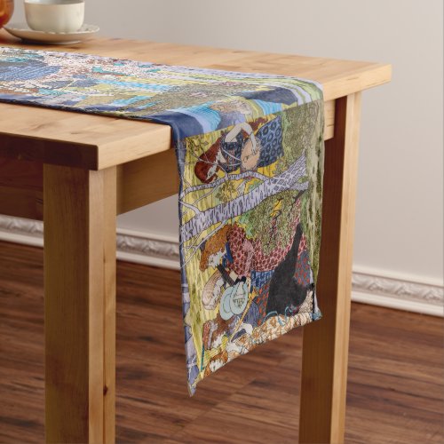 Eugene Grasset _ Harmony Decorative Panel Short Table Runner