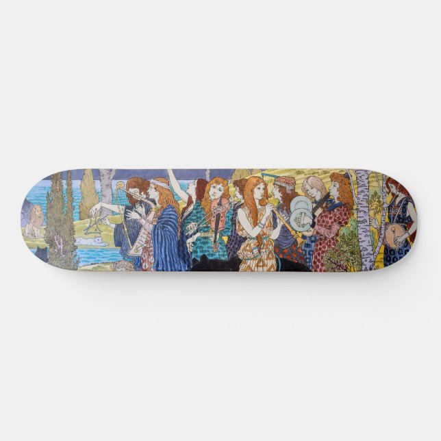 Eugene Grasset - Harmony Decorative Panel Skateboard (Horz)